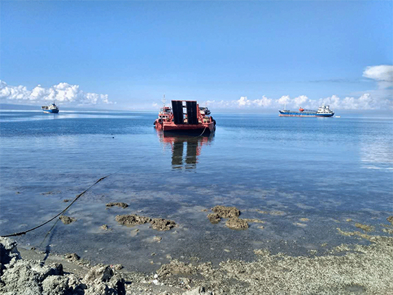 菲（fēi）律賓Iligan 20MW [Net] Steam Turbine Genset Project海（hǎi）上取排水管線工程項目首批人員到達施工現場進行準（zhǔn）備工作