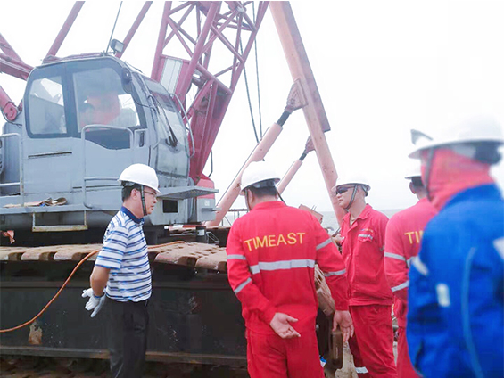 月東(dōng)油田海底電纜裸露治理(lǐ)項目(2019年--天時集團) 月東油田海底電纜裸露治理項目(2019年--天(tiān)時集(jí)團)