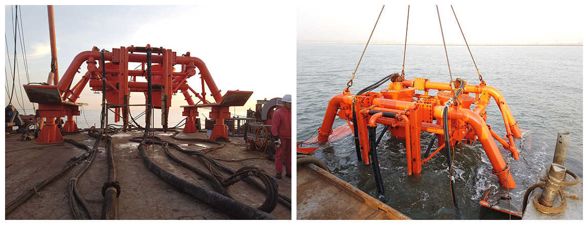 曹妃甸工業區入海排汙口工程項目（mù）正在進行中