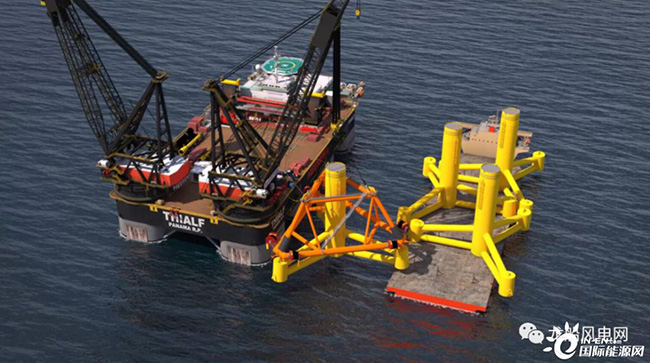 浮式風電安裝新玩法！