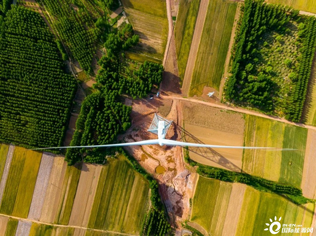 170米！全球最高、全國首個預應力桁架（jià）結構分（fèn）散式（shì）風電場全部並網