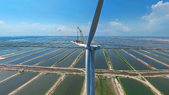 高鐵可靠性基因賦能，中車株洲所12MW海上雙饋風電機組成功吊（diào）裝