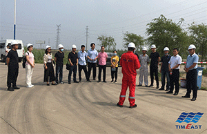 曹妃甸工業區入海排（pái）汙（wū）口工程施工項目舉行開工典禮（lǐ）