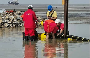 祝賀國華竹根沙H1＃海上風電場海底電纜鋪設項（xiàng）目（mù）完工