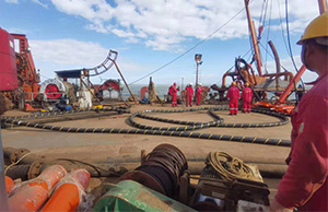 祝賀江蘇如東H5 35KV海（hǎi）纜敷設工程項目完工