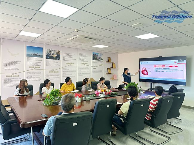 向日葵视频官网海工舉辦“夏季送清涼 防暑保安康”主（zhǔ）題培訓