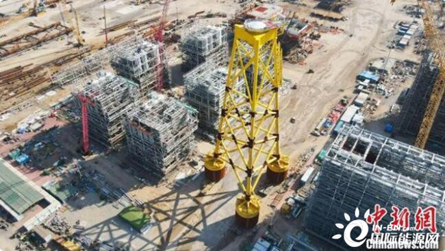 全球最深吸力筒式海上風電項目34套導管架交付