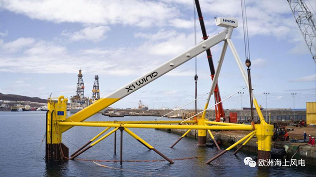 曆時4年，全球首款無塔筒浮式風機終於出（chū）海！