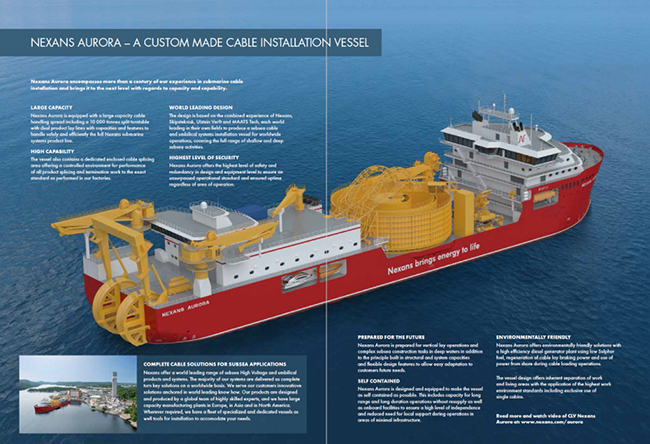 第三代鋪纜船要來了！可同時鋪設四條電纜