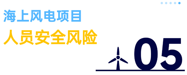 除了超強台風，海上風電項目還麵臨5大風險