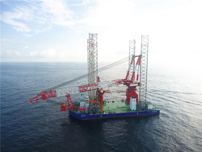 起重能力（lì）最強的風電安裝“利（lì）器”-“海峰1001”
