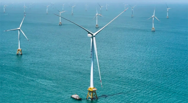 單（dān）機功率40MW，發電效率翻（fān）倍，海上風電革命性創新