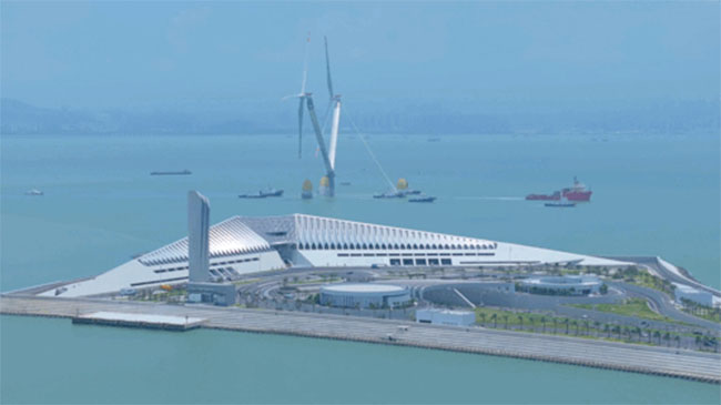 大國重器！全球最大漂浮式風電平（píng）台啟航出（chū）海