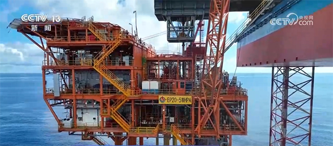 我國最大海上智能油田群日產量創新（xīn）高