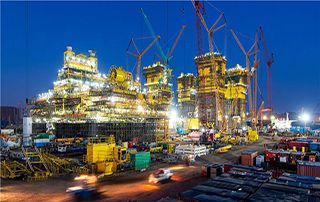 全球首個！海油工程完成萬噸級半潛（qián）式儲油平台船體（tǐ）建造（zào）