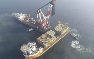 我國最（zuì）大規模（mó）海上油田群岸（àn）電工程項目全麵竣工（gōng）