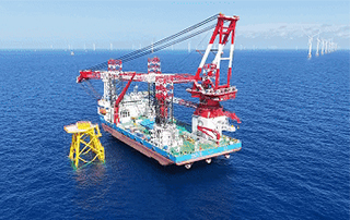 雙“艦”合璧！港航局實（shí）現（xiàn）海上風電全流程自主化施工