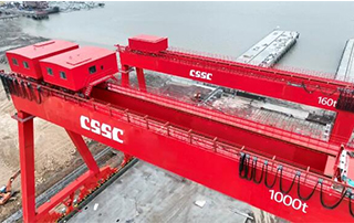 中船科技象山（shān）大型海上風電裝備產業園（yuán）配套碼頭建成